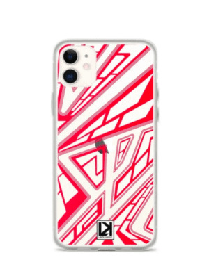 Xuduvu Fragment Pattern Red Case