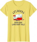 Family Camping Shirt Cute Retro Trailer Rv Camping T Shirt